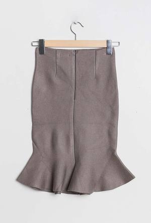 Bleistiftrock Tube Skirt mit Volant - Gluecksboutique®