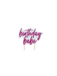 birthday babe Kerze Ginger Ray - Gluecksboutique®