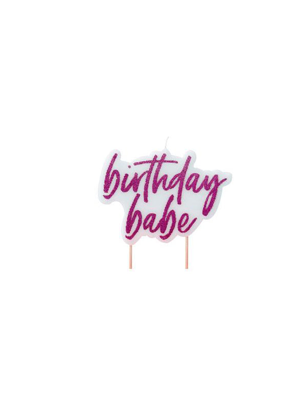birthday babe Kerze Ginger Ray - Gluecksboutique®