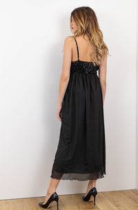 Trägerkleid mit Pailletten - Gluecksboutique®