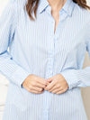 Longblouse gestreift in vers. Farben - Gluecksboutique®