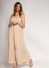 Maxikleid mit Traegern, in vers. Farben - Gluecksboutique®