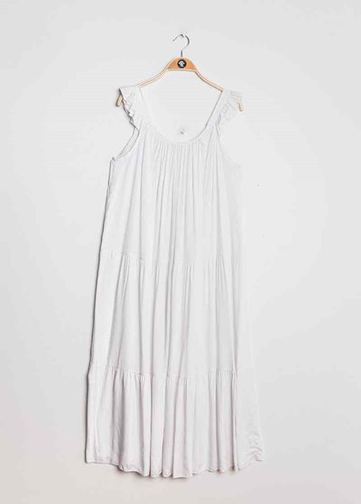 Maxikleid mit Traegern, in vers. Farben - Gluecksboutique®