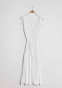 Midikleid mit Stoffguertel - Gluecksboutique®