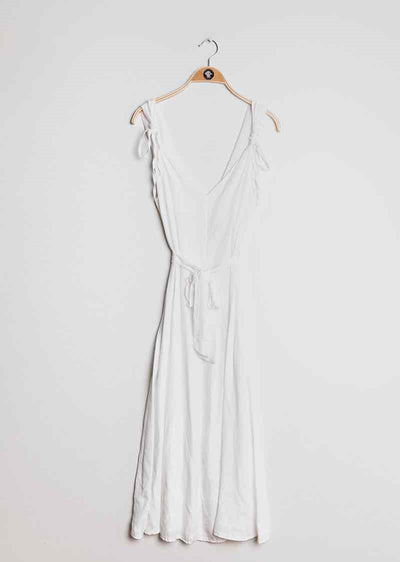 Midikleid mit Stoffguertel - Gluecksboutique®