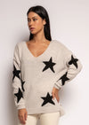 Pullover mit Sternenprint - Gluecksboutique®