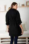 Mantel schwarz - Gluecksboutique®