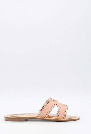 Pantoletten in schwarz oder Rosé-Gold - Gluecksboutique®