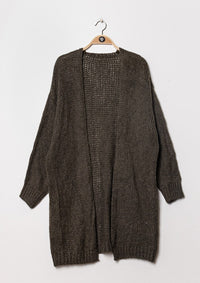 Cardigan Midilänge, vers. Farben - Gluecksboutique®
