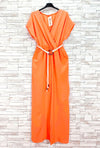 Jumpsuit mit Taschen und Gürtel - Gluecksboutique®