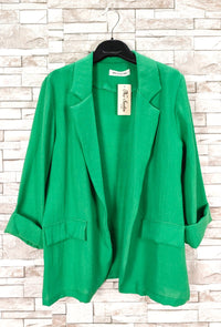 Blazer,grün - Gluecksboutique®