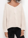 Oversize Strickpullover mit Zopfmuster - Gluecksboutique®
