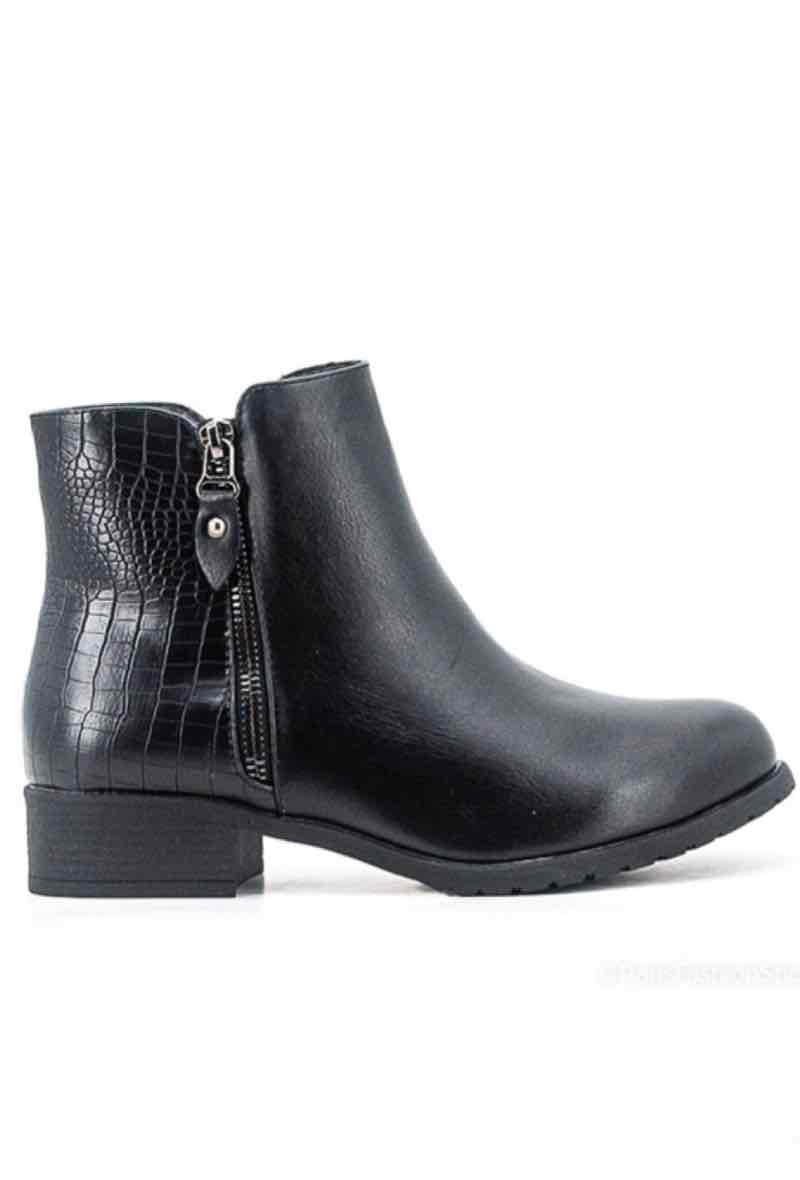 Stiefeletten mit Reißverschluß - Gluecksboutique®