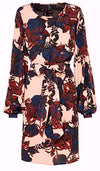 Kleid Tulip Mix Mahogany Rose YAS - Gluecksboutique®