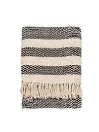 Sass & Belle  Decke Scandi Boho Stripe Blanket Throw LEVI031 - Gluecksboutique®