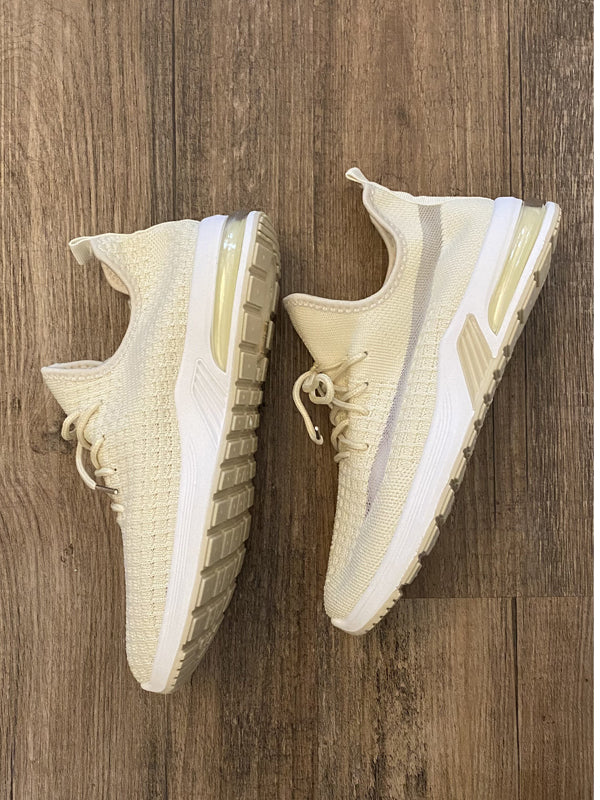 Sneaker hellgelb beige- Gluecksboutique®