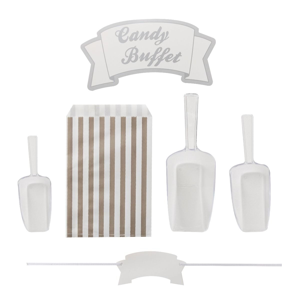 Ginger Ray VL-217 Vintage Lace Süßigkeiten Buffet Kit - Gluecksboutique®