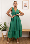 ärmelloses Leinenkleid, in vers. Farben - Gluecksboutique®