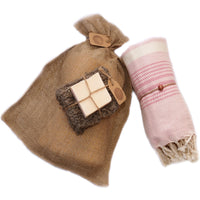 rosa Handgefertigte & natürliche Badgeschenksets - Gluecksboutique®