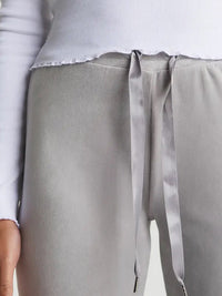 jogginghose grau Cecilia Velour - Gluecksboutique®