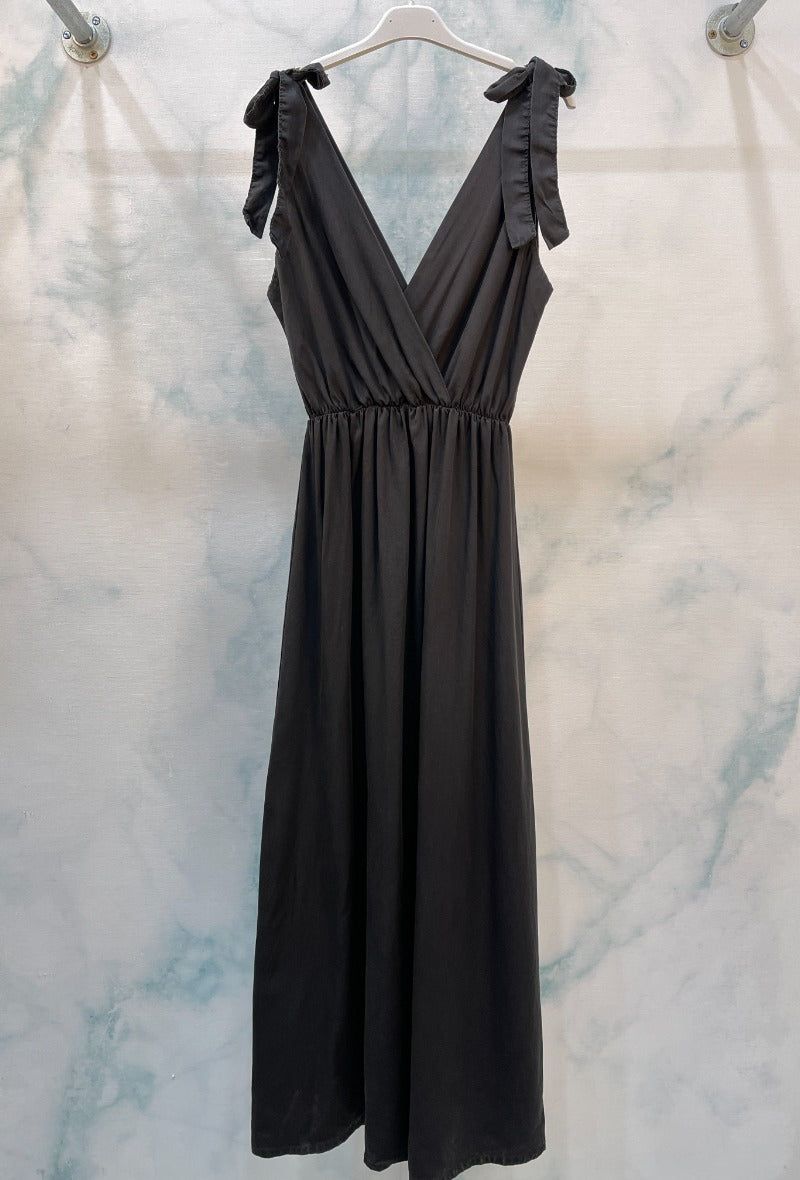 Maxikleid schwarz - Gluecksboutique®