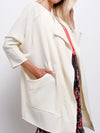 Cardigan mit Wasserfallkragen - Gluecksboutique®